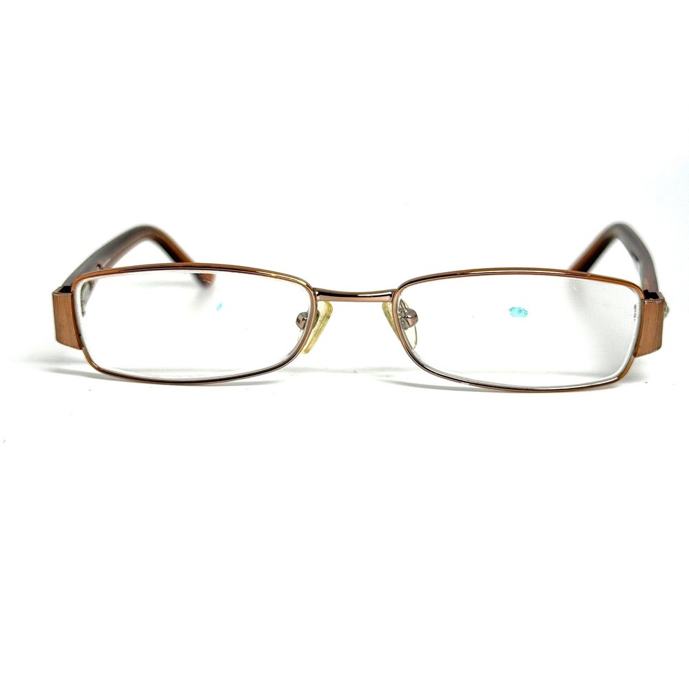 Versus Versace Eyeglasses MOD 7042 1057 Copper Red Rectangular Frames 50-16-135